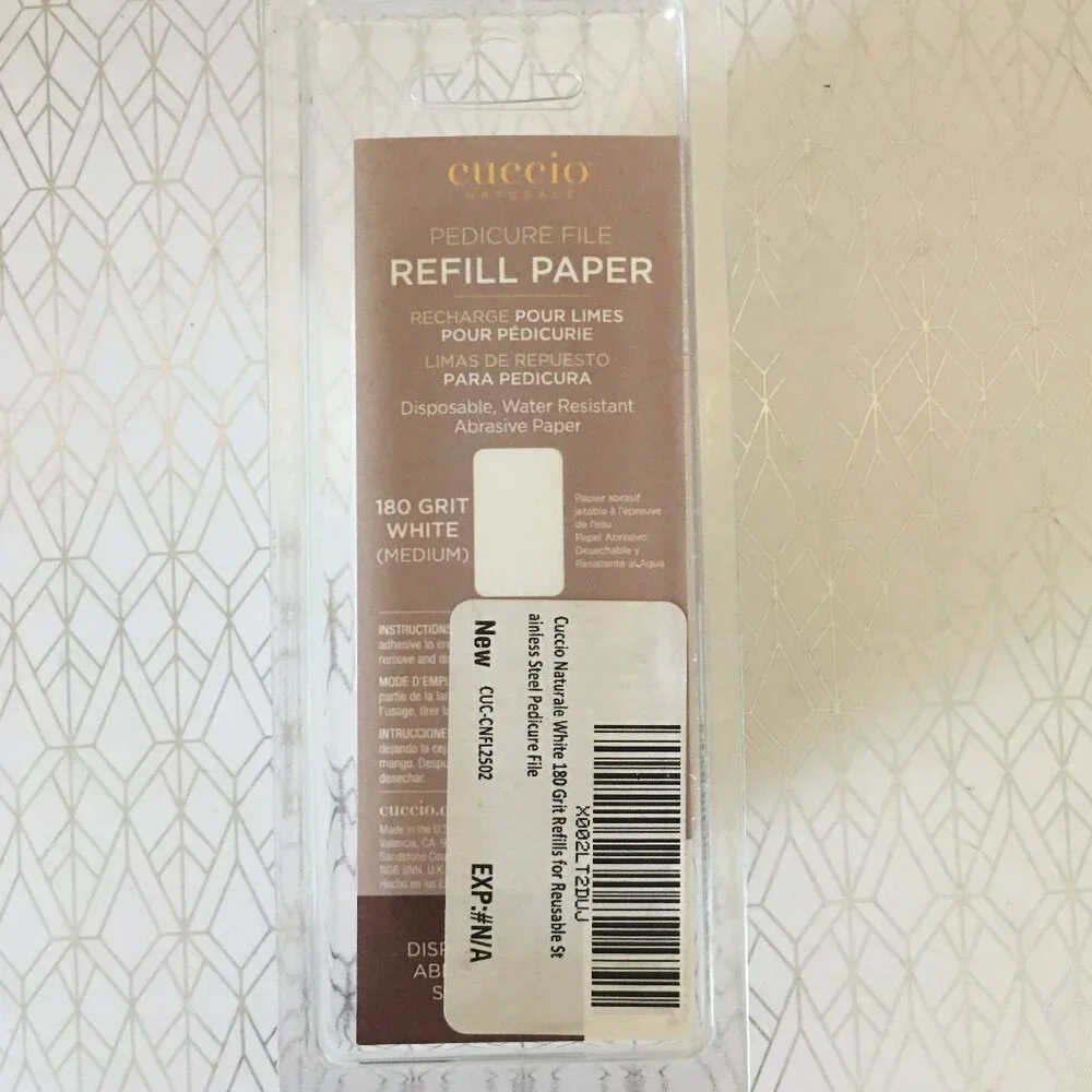 Exfoliating refills for CUCCIO Stainless Steel Pedicure file NEW IN PACKAGE - Picture 2 of 7